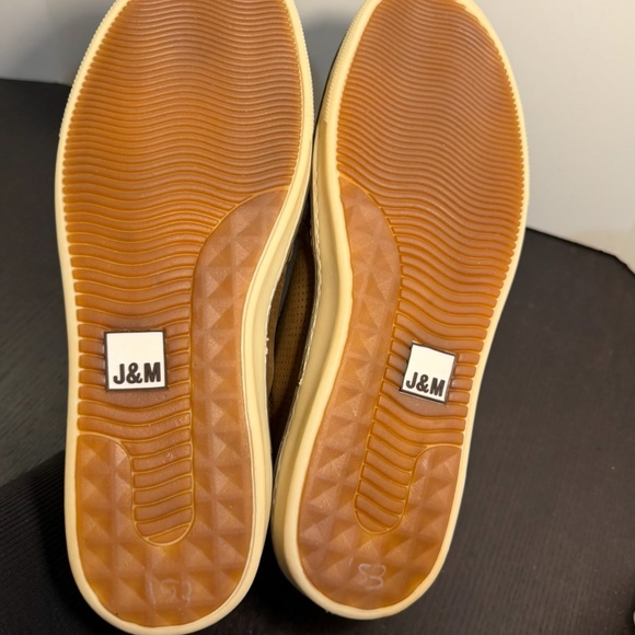 NWOB Johnston & Murphy McGuffey Perforated Leather Slip On Sneaker Brown Men 11M main image 16